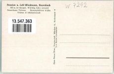 72270 W7292 Huzenbach - Gasthaus u. Pension Cafe Wiedmann