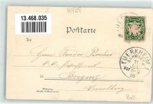 86842 W8939 Türkheim , Wertach 1898 - Klosterkirche Amtsgebäude Marienplatz Pfarrkirche