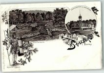 61273 W6393 Saalburg , Taunus, Bahnhof Vorläufer Römischer Legionär Villa Caracalla Gasthaus zur Saalburg