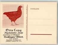 W7218 Trossingen Otto Lang Rhodeländer Zucht Werbung Geflügel