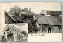 92696 W8481 Flossenbürg - Burgruine Gasthaus Schloßberg