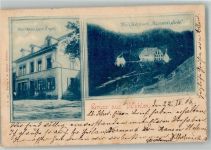79639 W7889 Wyhlen 1906 Gebrauchsspuren Gasthaus zum Engel Wallfahrtsort Himmelspforte Erh. II-Stauchung