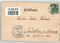 79639 W7889 Wyhlen 1906 Gebrauchsspuren Gasthaus zum Engel Wallfahrtsort Himmelspforte Erh. II-Stauchung