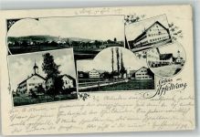 87674 W8951 Apfeltrang 1902 - Dorfstraße Kirchtumspitze St. Michael