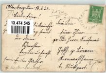 04600 O7400 Altenburg , Thür - Oldtimer Ort handschriftlich
