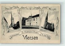 41747 W4060 Viersen 1910 - Remigius-Kirche Remigius-Haus St. Josef-Kirche