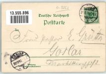 39435 O3253 Egeln 1898 Lithographie Kriegerdenkmal Kaiserl. Postamt Rathaus