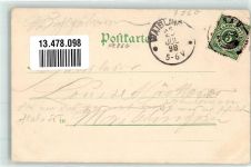 75365 W7260 Calw 1898 Lithographie Gasthaus Zum Badischen Hof E. Häring