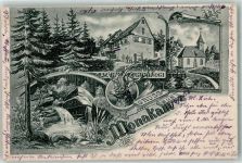 75378 W7263 Monakam - Gasthaus Zum Hirsch Kirche Mohnbach