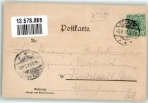 56812 W5590 Cochem 1897 Lithographie Hotel Pauly Reichsburg Mosel Puto