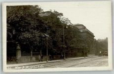 1090 Wien 9. Bezirk, Alsergrund Foto AK Litfaßsäule Alserbachstrasse Straßenbahn