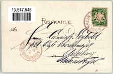 83022 W8200 Rosenheim , Oberbay 1898 Lithographie Hotel z. König Otto v. Griechenland Flößer