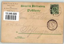 74523 W7170 Schwäbisch Hall 1899 Lithographie Gelbingerstraße Josephsturm Comburg