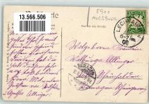 86150 W8900 Lechhausen 1906 - Marktplatz Neue Schule Straßenbahn