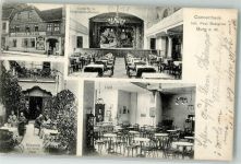 39288 O3270 Burg b Magdeburg 1908 - Konzerthaus Cafe Konzertsaal Paul Basigkow