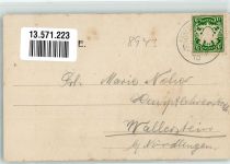 87727 W8943 Babenhausen , Schwab 1910 - Hauptstraße Marktszene