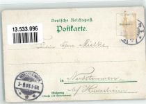 30159 W3000 Kirchrode 1903 Lithographie Forsthaus Eichhörnchen Am Teiche Wildwiese
