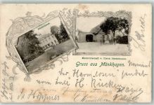 23619 W2401 Mönkhagen 1903 - Herrenhaus Gasthaus Dieckelmann