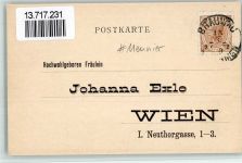 Souci Jugendstil Blüten Frau hat Sorgen Meunier 1899 BOAKC