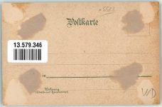 57550 Hargarten-aux-Mines Gebrauchsspuren Lithographie Bahnofs-Gasthaus