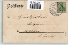 04509 O7270 Delitzsch 1905 BOAKC Lithographie Seelhausen Gasthaus zu Seehausen Fohlenweide