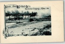 1900 - Deutsche Colonial Postkarte Eingang zu Kilwa Kisiwani Tansania
