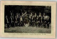 44623 W4690 Herne , Westf 1913 Foto AK Stadt-Ochester Matrosenuniform Direktion Paul Zimmer