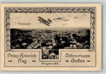 W6300 Gießen , Lahn Prinz Heinrich Flug Nebenetappe Zeppelin 1913 Flugtag BOAKC