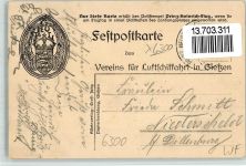 W6300 Gießen , Lahn Prinz Heinrich Flug Nebenetappe Zeppelin 1913 Flugtag BOAKC