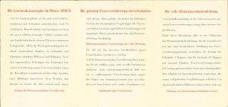 Bern Berne Werbung Schweizerische Mobiliar Versicherung Klapp AK 2-fach