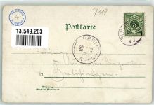 74653 W7118 Ingelfingen 1898 Lithographie Bacchus Weinfaß Zwerge Verlag Ottmar Zieher-München Sammlung Meinel