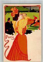 Paris Pferderennen Christiansen, Hans 1899 BOAKC