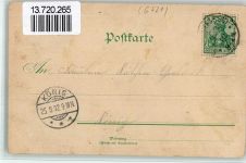 67575 W6528 Eich , Rheinhess 1902 BOAKC Lithographie Ev. Kirche Bahnhof Gasthaus zum Bahnhof Spezerei-Handlung Mink Kath. Kirche