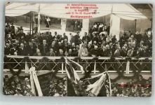 86150 W8900 Augsburg , Bay 1910 Foto AK 57. Katholiken-General-Versammlung August 1910 Huldigungsakt