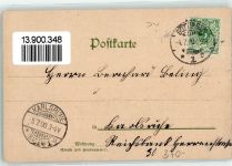37073 W3400 Göttingen , Niedersachs 1901 Lithographie