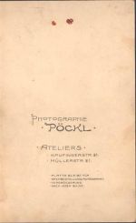 W8000 München Atelier Pöckl Trachten Bayern Kabinettfoto