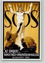 Budapest SOS Az Ember Motiv Ungarn 1926 BOAKC