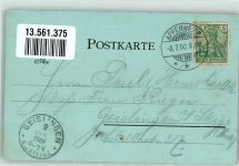 77767 W7604 Appenweier 1900 Lithographie Bahnhof