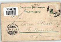09669 O9262 Frankenberg , Sachs 1898 Gebrauchsspuren Lithographie Gasthaus Blick v.d. Lützelhöhe