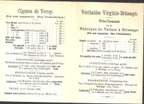 Vevey Aug. Hoffmann Fabrique de Cigares Tabakwerbung KEINE AK