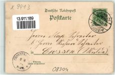 08304 O9413 Schönheide , Erzgeb 1898 Lithographie Kuhberg Prinz Georg-Turm