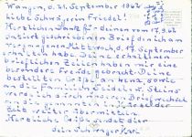 88239 W7988 Wangen im Allgäu AK mit gepresstem Edelweiß Mehrbildkarte