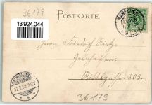 36179 W6440 Bebra 1898 Mondschein Nürnbergerstraße