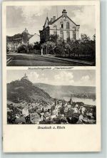 56338 W5423 Braubach Gebrauchsspuren Haushaltungsschule Charlottenstift
