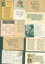 Lot mit 20 AK Spruch Kleinposten bis 20