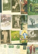 Lot mit 29 AK vor 1945 gute Erhaltung Schaf Posten 21 bis 100 AK