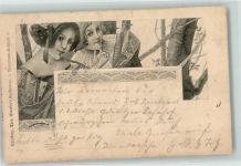 Renaissance Postkarte Nr. 12 TSN 1901 Gebrauchsspuren
