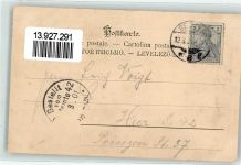 Renaissance Postkarte Nr. 12 TSN 1901 Gebrauchsspuren