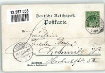 09419 O9377 Thum , Erzgeb 1897 Gebrauchsspuren Lithographie Rathaus Bastei Kirche
