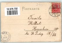 26382 W2940 Wilhelmshaven 1901 Prägedruck Marktplatz Rathaus Kirche Post Wappen